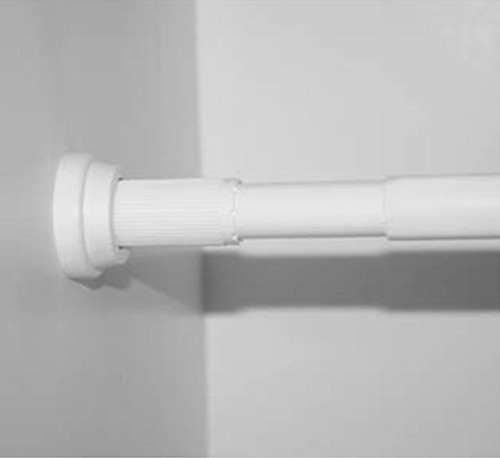 Barra Extensible 0,7mts A 1,2mts Para Baño De Aluminio Dvp