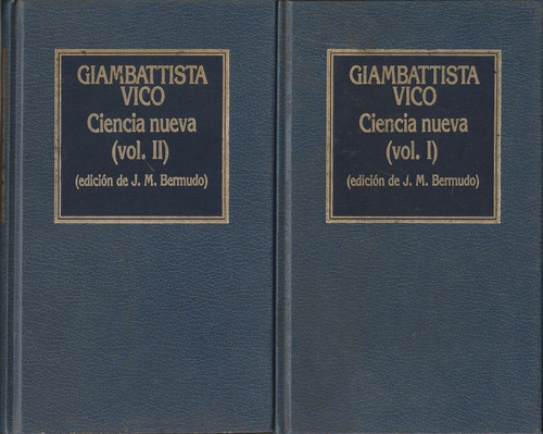 Libro Fisico Ciencia Nueva Vol. 1 Y 2 Giambattista Vico