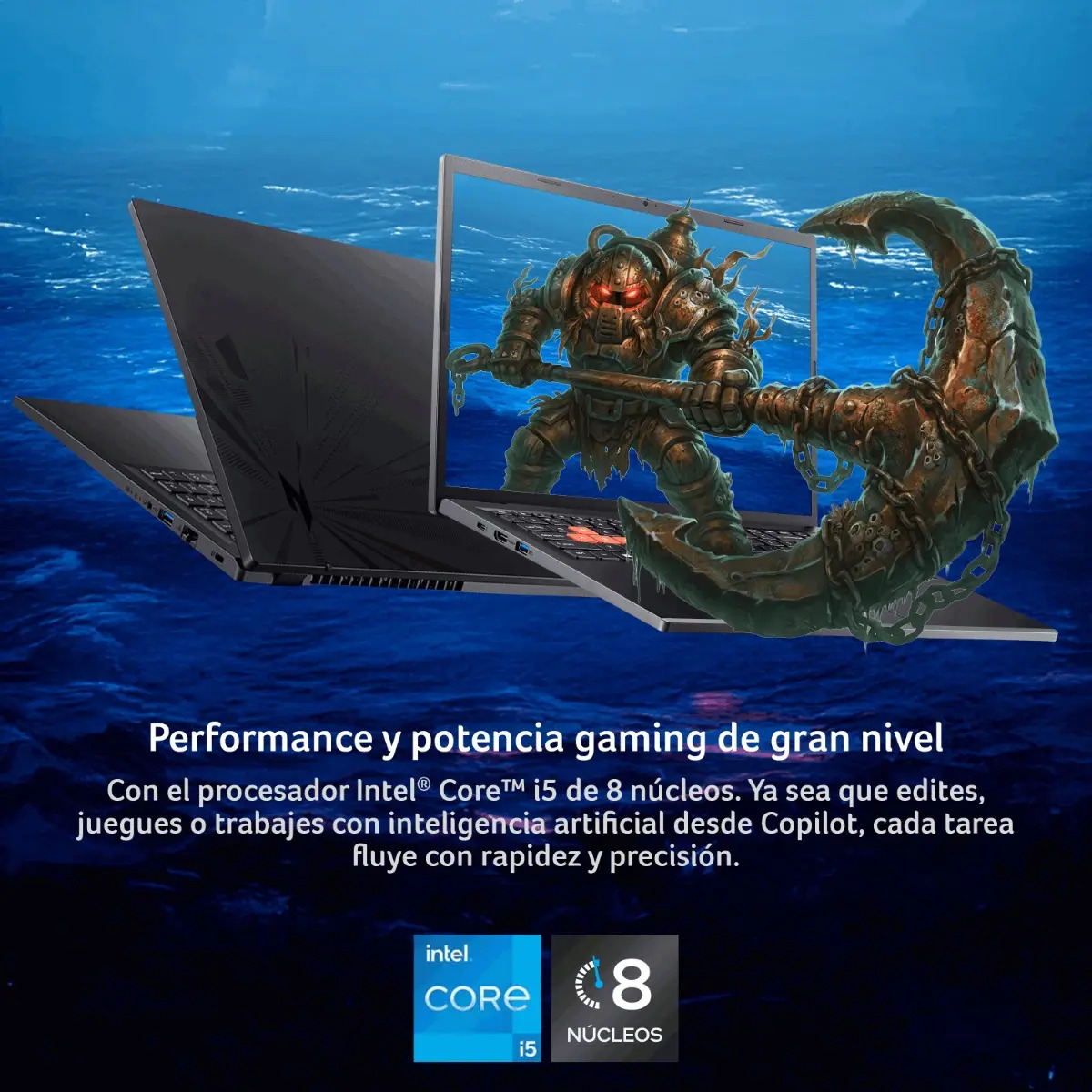 Acer Nitro Lite NL16-71G-56Q8-2 Intel Core i5 RTX 3050 24GB 512GB 16" Negro, foto 5