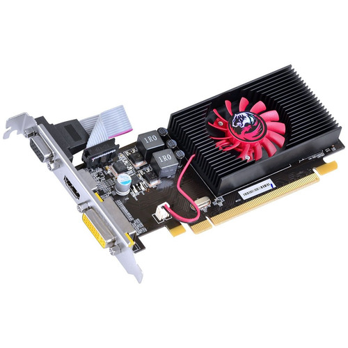 Imagem 2 de 8 de Placa Video Pcyes R5 230 1gb Ddr3 64 Bits Radeon Hdmi Low