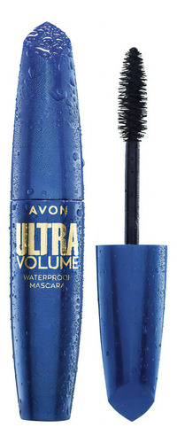 Mascara Ultra Volumen 10g A De Prueba Agua Avon Color Negro Intenso