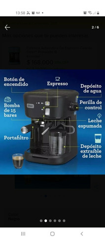 Cafetera Oster Para Expresso Y Capuchino