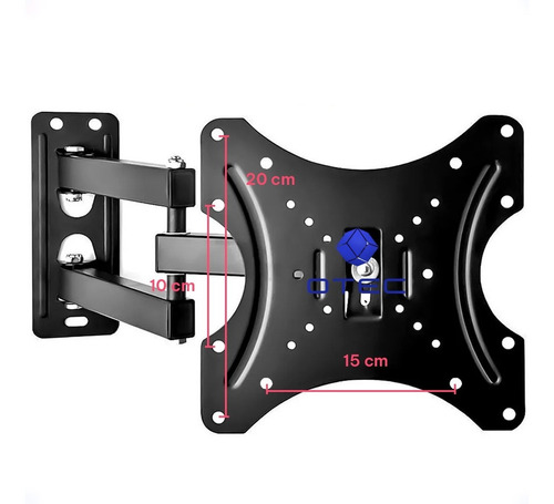 Imagen 2 de 8 de Soporte Tv Led 14 A 42 Brazo Articulado Hasta 35 Kg - Otec