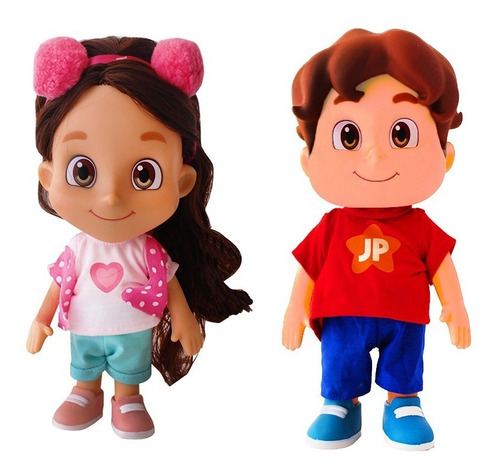 Imagem 1 de 10 de Brinquedo Boneca Maria Clara E Jp Dupla Youtubers Rosita