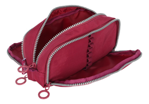 Tojo Colar Juvenil Triplo C Lático Para Lápi Crinkle Cor Vermelho Ecuro Lio