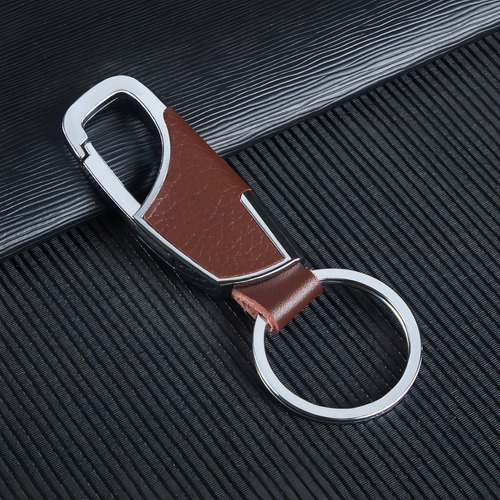 Cartera Billetera Hombre Y Llavero Tipo Piel Set De