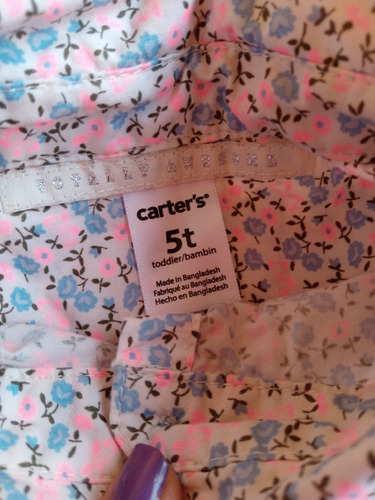 Camisa Carters Nena