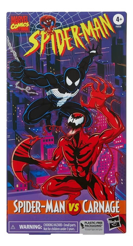Marvel Legends Animated Series Retro Spider-man Vs Carnage