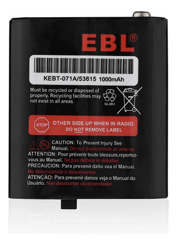 Batería Ebl Ln-19100 Para Radio Motorola Talk About 1000mah