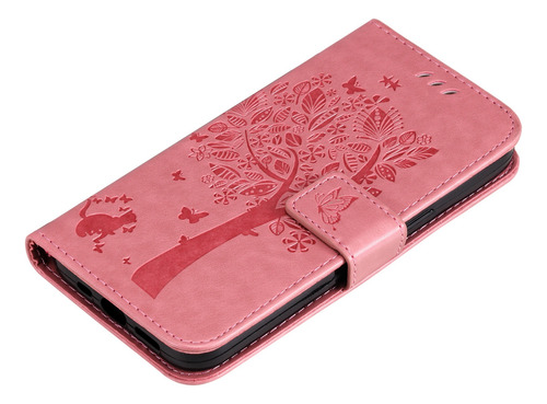 Funda De Piel Sintética De Alta Calidad Para Realme C11 2021/c15/c17 Con Moleteo, Ranura, Antivibración, Abatible, Soporte
