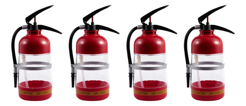 Extintor De Fuego, 4 Unidades, 2 Litros, Dispensador De Bebi