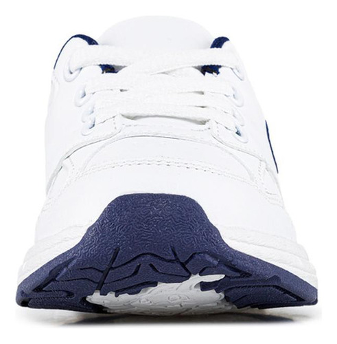 Tenis Colegial Gomyschool C New Bco-azul Unisex Los Gomosos