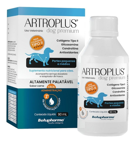 Artroplus Colágeno Tipo 2 Articulação Reduz Dor Cachorro