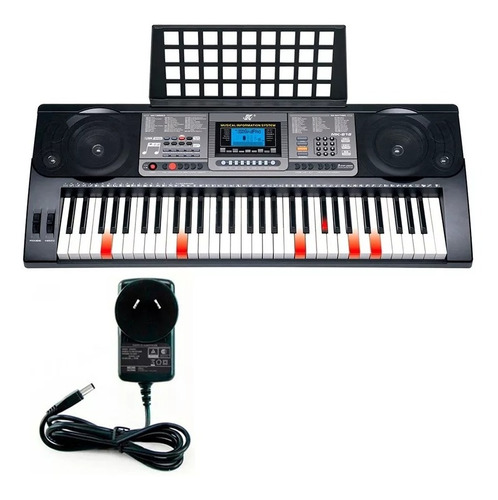 Teclado Musical Órgano Mk816 Sensitivo Luces Midi Usb Split