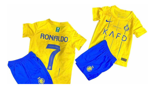 Jersey Playera Ronaldo 7 Local Niño T. 4-6 Años