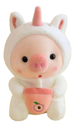 Cerdito De Peluche Suave Con Disfraz 25 Cm