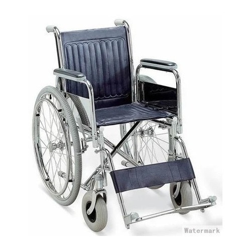 Imagen 2 de 3 de Silla De Rueda Manual De Acero