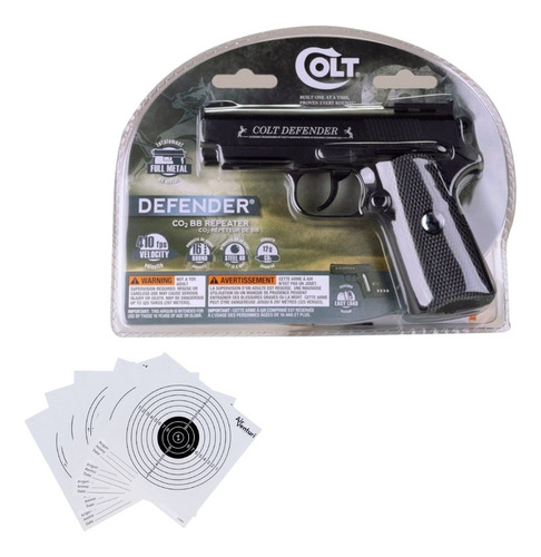 Pistola Colt Defender 1911 Full Metal Co2 .177 (4.5mm) Xtrmc