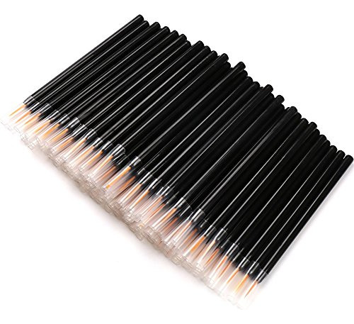 Tygomall 100pcs Desechable Delineador De Ojos Cepillos Con F