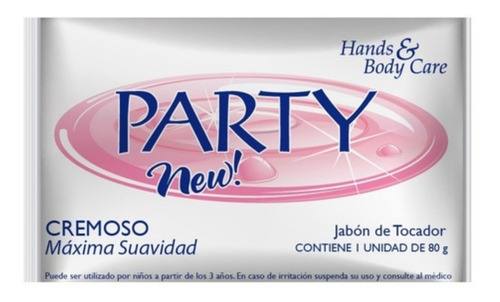Jabón De Tocador Party Cremoso 80 Gramos (cod 6288)