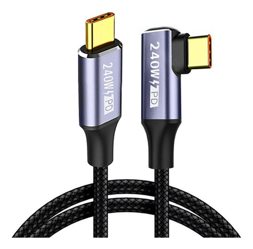 Cable Usb-c A Tipo C, Línea De Datos De Carga Rápida, Teléfo