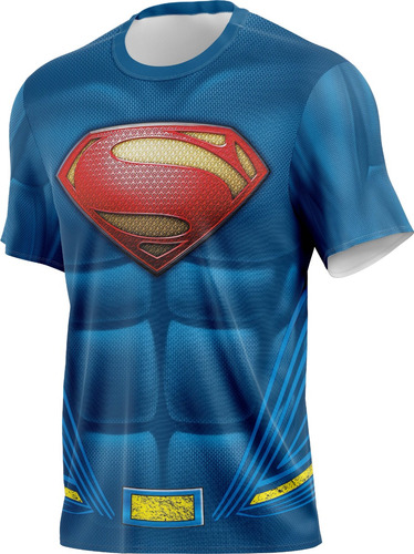 Superman - Camiseta Adulto - Dryfit Tecido