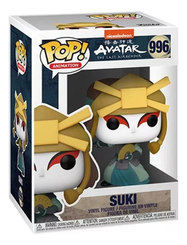 Funko Pop Suki Avatar Leyenda Aang Zukko Kyoshi F