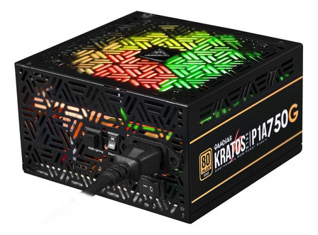 Fonte de alimentação Gamdias (gd-kratos P1a-750g) 750w Rgb 80/vc