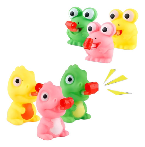 6pcs Squishy Con Sonido Lengua De Dinosaurio Squeeze Juguete