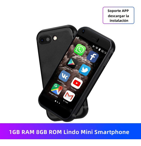 Mini Teléfono Con Tarjeta De Estudiante Inteligente Android