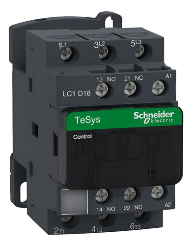 Contator Tripolar Schneider Lc1d18m7 18a Na+nf 220vca