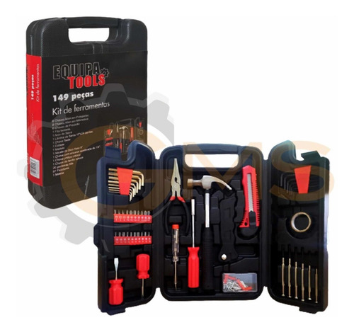 Imagem 3 de 3 de Kit De Ferramentas Equipa Tools - 149 Peças