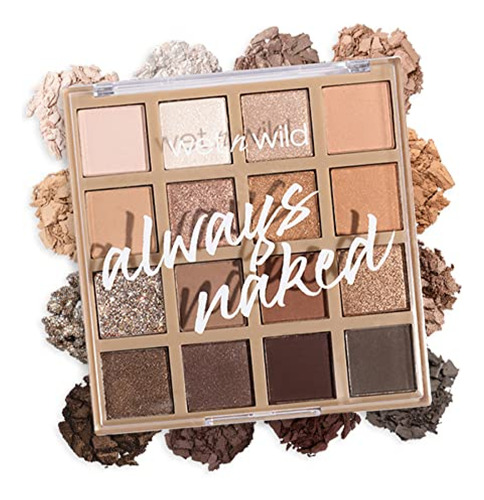 Paleta De Sombras  Paleta Húmeda Y Salvaje Always Naked, Maq