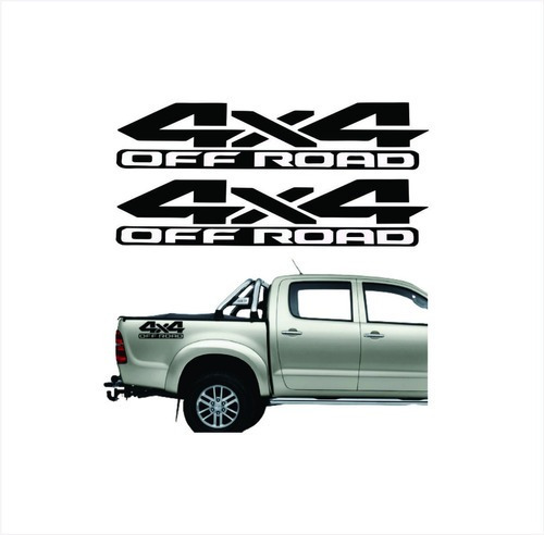 2 Adesivo Emblema 4x4 Off Road Frontier Amarok Ranger S10