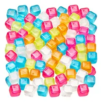 Comprar 60 Cubos De Hielo Reutilizables, Coloridos Cubos De Hielo De