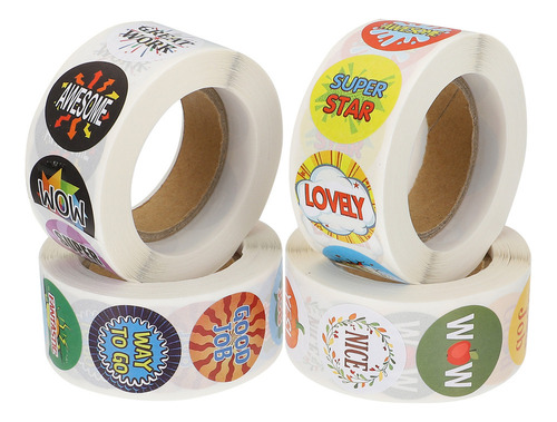 Pegatinas De Recompensa Para Niños En Forma De Apliques, 4 R