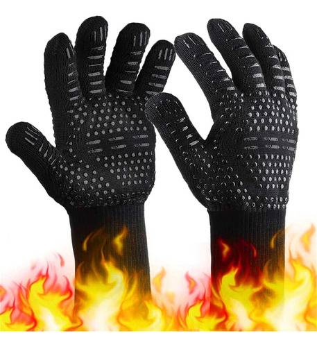 Guantes F Fire Adecuados Para Horno De Barbacoa O Tostador [