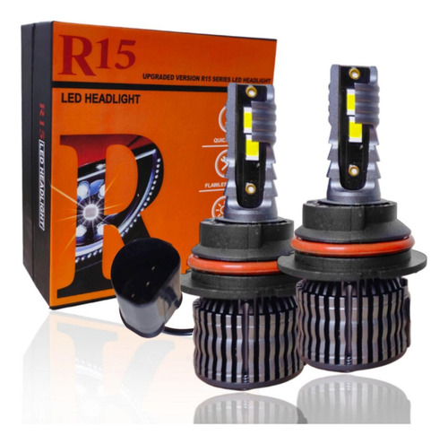 Kit X2 Ampolletas Turbo Led R15 H4 280w 28.000lm Canbus
