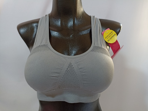 Top De Algodon Juego 3 Piezas Con Pads Preformados Colores