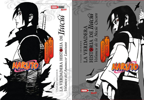Itachi Shinden Novela Naruto Panini Español Completo 2 Tomos