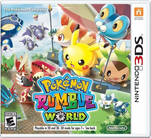 Pokemon Rumble World 3ds Midia Fisica