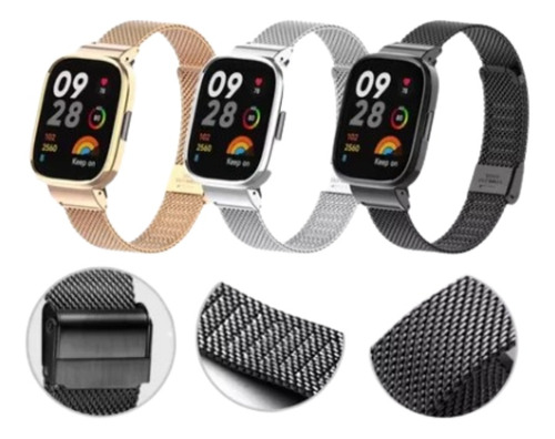 Manilla Metalica + Funda Silicona Para Xiaomi Redmi Watch 3