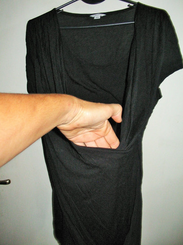 Remera Mujer Calvin Klein Manga Corta Dos En Una Algodon L