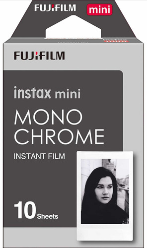 Imagen 1 de 3 de Fujifilm Instax Mini Película Monocromática 10 Fotografías.