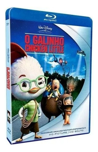 Blu Ray O Galinho Chicken Little Original Novo E Lacrado 