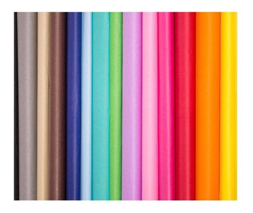 100 Pliegos De Papel Lustre 50cm X 70cm, Colores A Elegir 