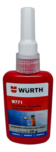 Cola Trava Roscas Torque Alto Vicosidade W777 - 50gr Wurth