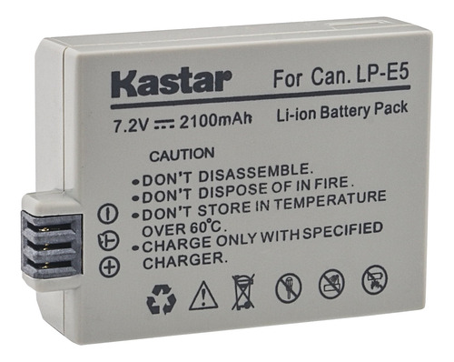 Kastar Bateria (paquete De 1) Para Lp-e5, Lc-e5e Funciona Co