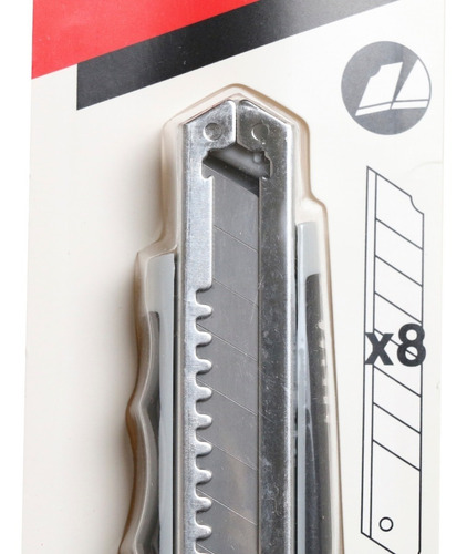 Imagen 2 de 4 de Cúter Makita Automático 8 Hojas Repuesto Metal Alta Calidad