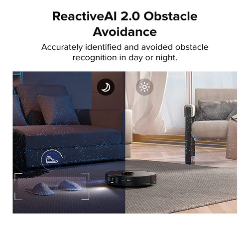 Imagen 5 de 10 de Aspiradora Trapeadora Robot Roborock S7 Maxv Negra 100v/240v